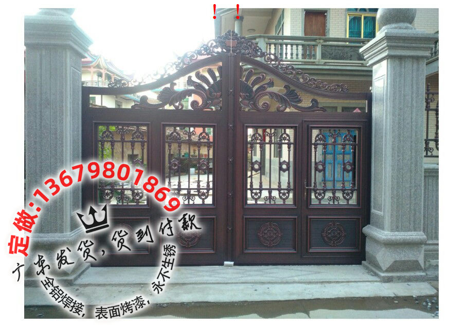 别墅大门，住宅大门，庭院大门，乡村大门，铝艺大门